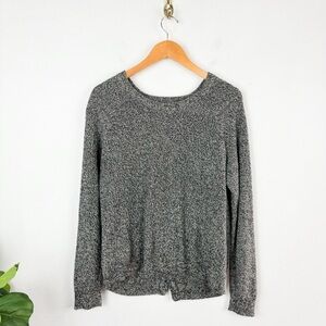 Madewell Gray Heathered Crewneck Sweater Sz M